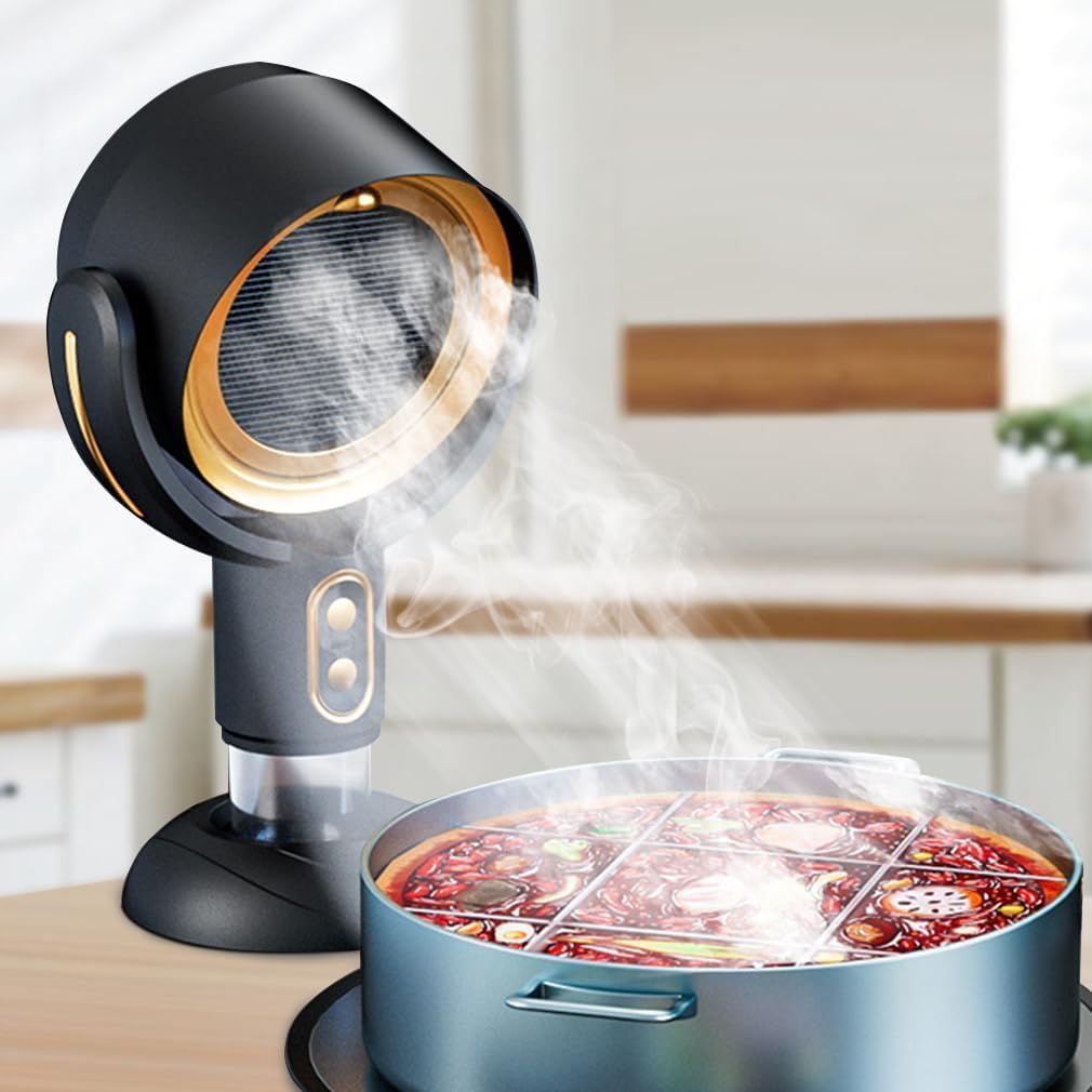AetherVent | Portable Range Hood | Powerful Rechargeable Kitchen Exhaust Fan | Ideal for Any Space & Cooking Needs