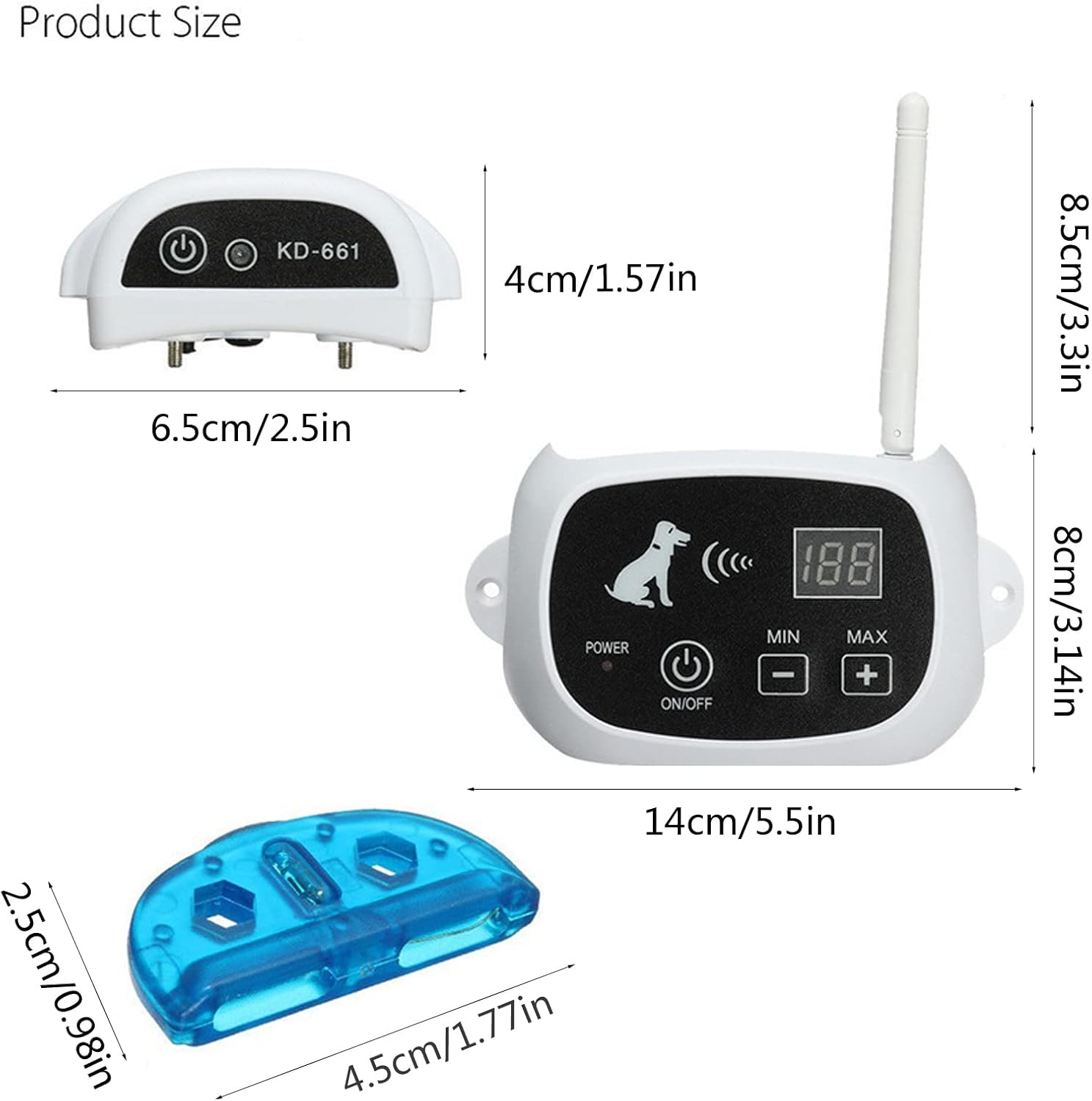 Wireless Dog Fence Collar System | Waterproof, Rechargeable & Ideal for Home Training and Outdoor Adventures