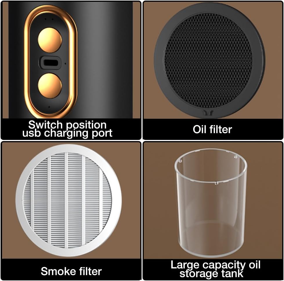 AetherVent | Portable Range Hood | Powerful Rechargeable Kitchen Exhaust Fan | Ideal for Any Space & Cooking Needs