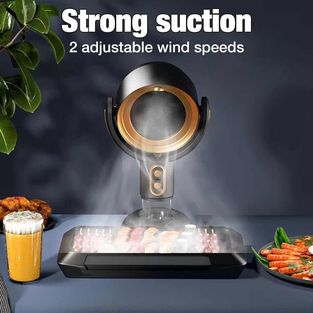 AetherVent | Portable Range Hood | Powerful Rechargeable Kitchen Exhaust Fan | Ideal for Any Space & Cooking Needs