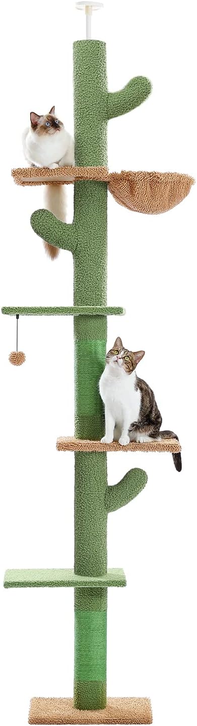 Adjustable Cat Tree Scratching Post - Cat Climbing Tower