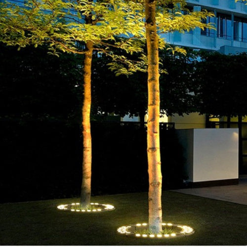 LED Outdoor Spotlight for Trees - Adjustable Waterproof Landscape Lighting for Garden, Yard, and Pathway Illumination