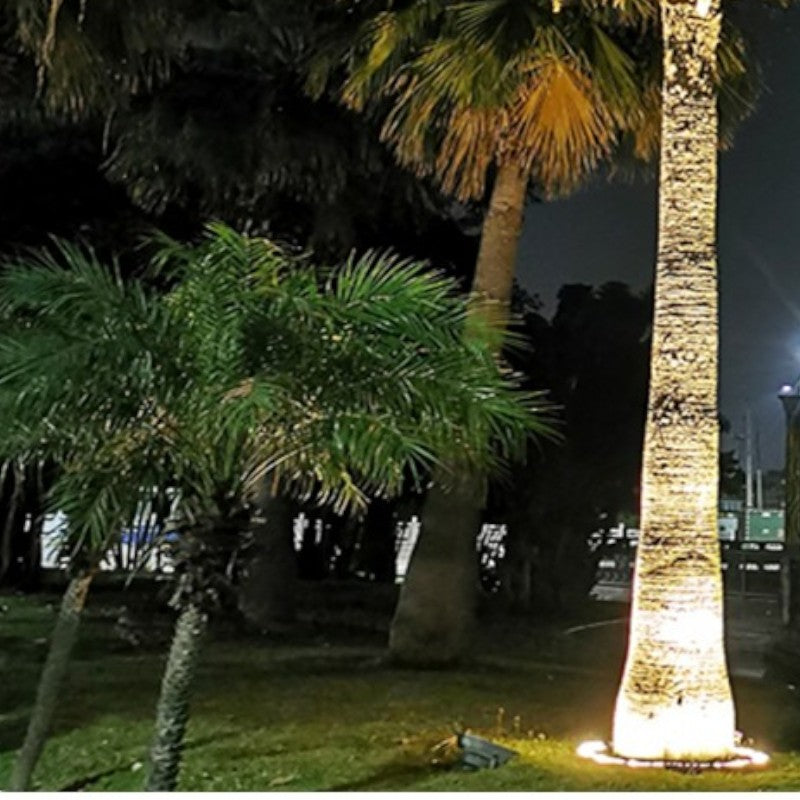 LED Outdoor Spotlight for Trees - Adjustable Waterproof Landscape Lighting for Garden, Yard, and Pathway Illumination