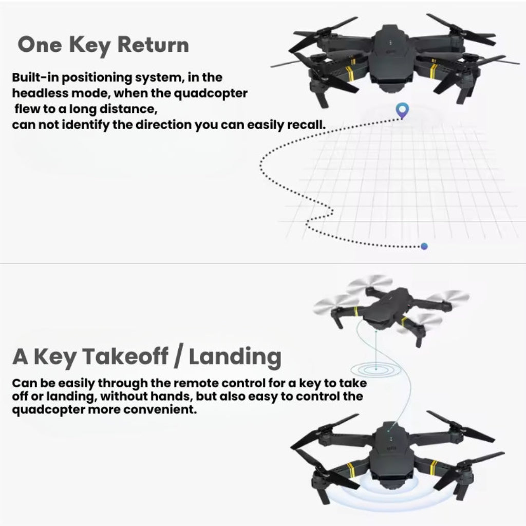 High-Performance Black Bird 4K Drone with Camera | Lightweight & Foldable for Ultimate Portability and Quality