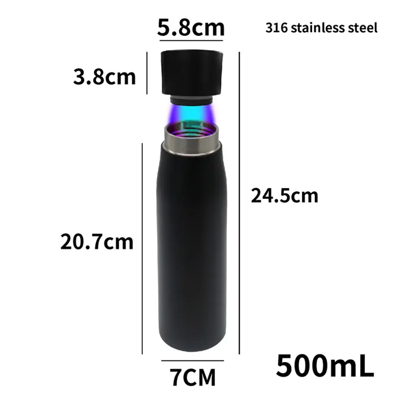 Aquyn UV Light Water Bottle – Smart Water Bottle with UV Sterilization for Clean Drinking Water