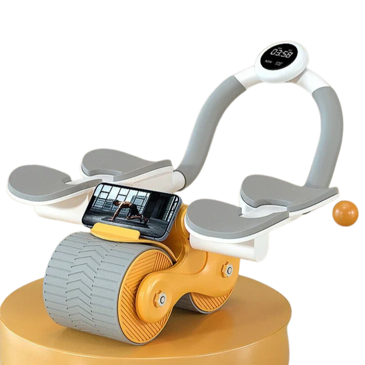 Abdominal Muscle Training Device | Ergonomic, 360° Movement & Convenient Phone Holder for Total-Body Workouts at Home