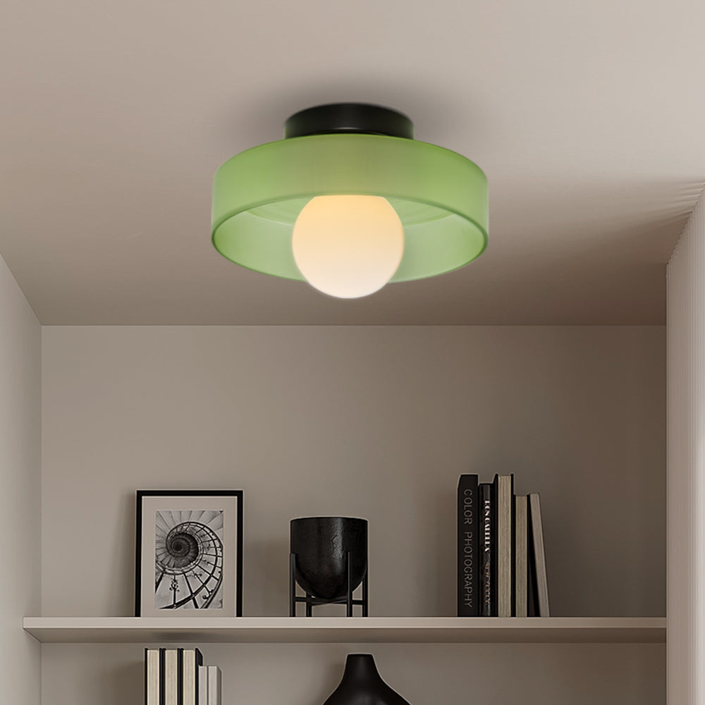 LED Round Flush Mount Ceiling Light Fixture - Modern Energy-Efficient Lighting for Contemporary Home Décor & Low Ceilings