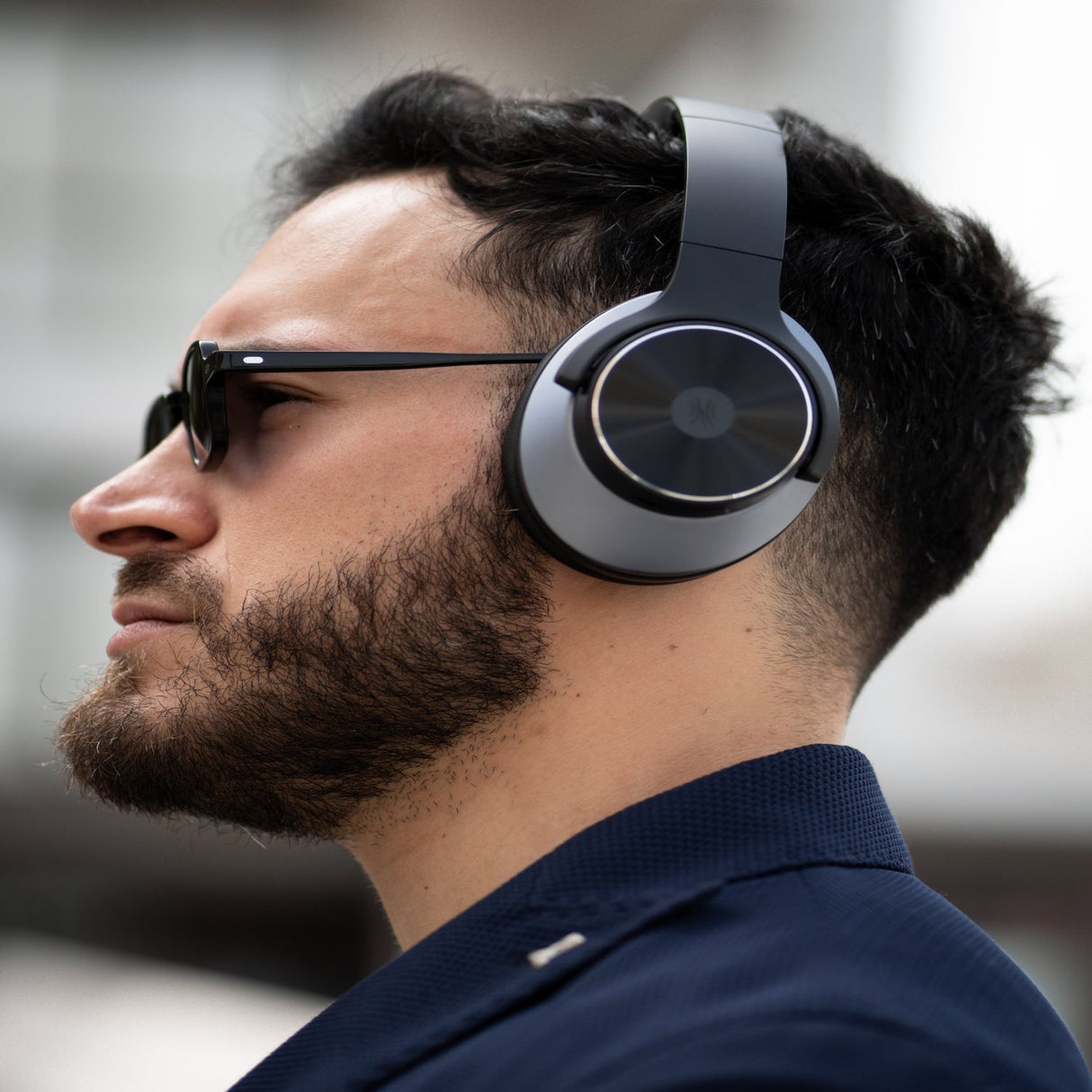 OneOdio A-Series Active Noise Cancelling Wireless Headphones – Over-Ear Comfort | Bluetooth 5.0 - Built-in Microphone, Type C Charging & Carry Case