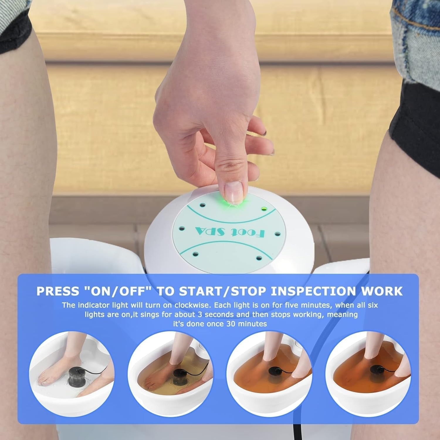 Ionic Detox Foot Spa | Professional-Grade, Energy Boosting & Deep Cleanse for Home Use