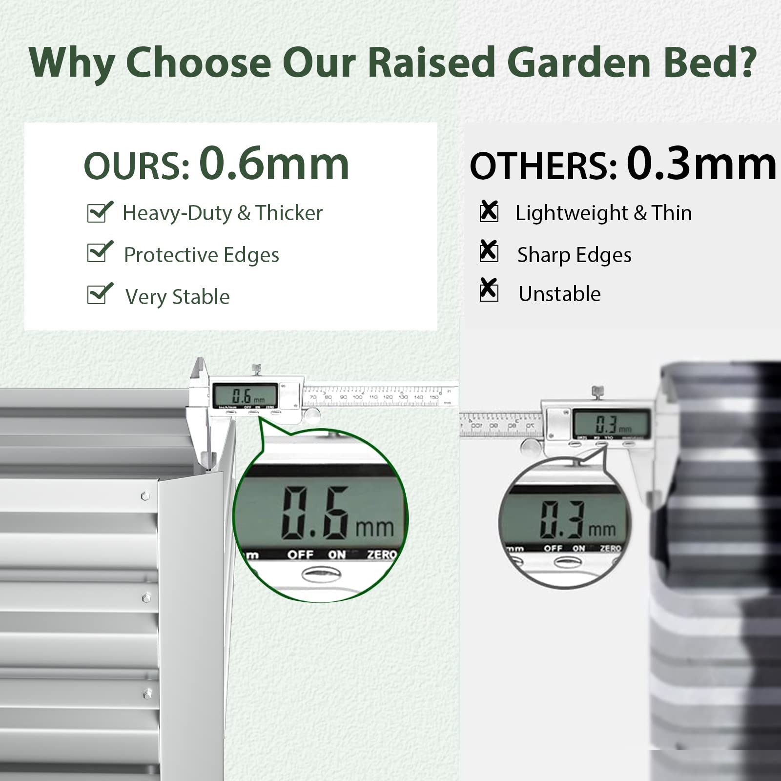 6FT x 3FT x 3FT Galvanized Bottomless Raised Garden Bed with Greenhouse, Dual 2-Tier Roll-Up Windows, Easy Venting & Watering