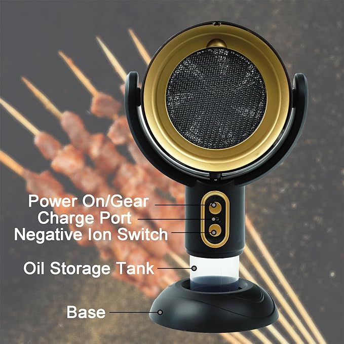 AetherVent | Portable Range Hood | Powerful Rechargeable Kitchen Exhaust Fan | Ideal for Any Space & Cooking Needs