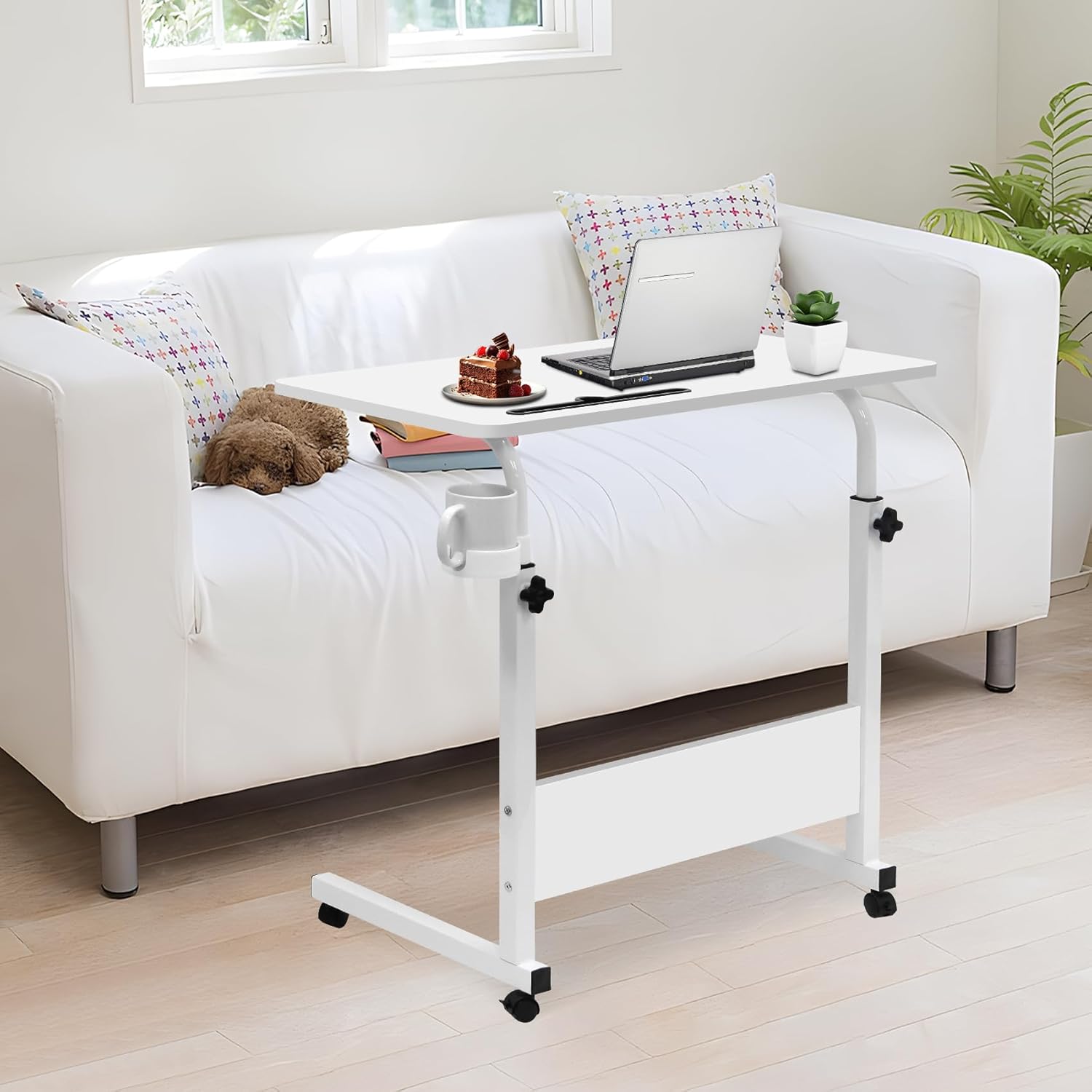 Adjustable Laptop Desk | Multi-Purpose, Height-Adjustable & Mobile for Home Office, Bedside or Sofa Use