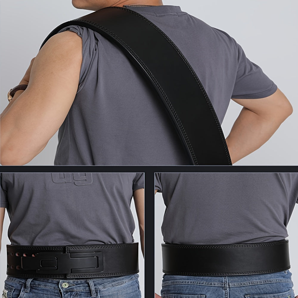 1pc Fitness Weighted Belt, Suitable For Squat Exercise, Fitness, Sports, Hard Pull Training