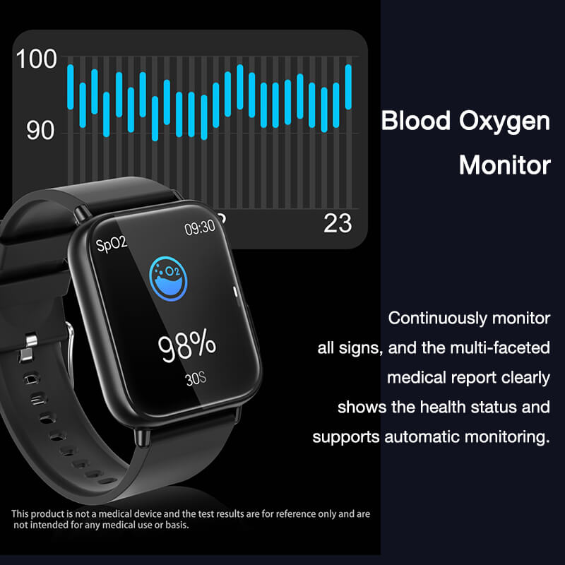 Merchpublic Smart Watch New ECG Blood Sugar Heart Rate Blood Pressure Sleep Monitoring Weather News Sports
