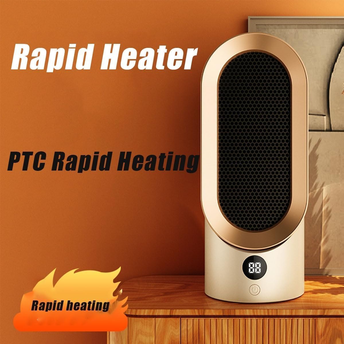 Energy-Efficient Space Heater for Small Rooms – Keep Warm This Winter with Quiet Operation