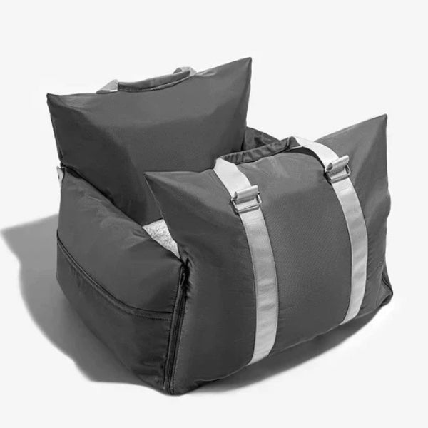 Dog Car Seat Bed with Harness | Waterproof Travel Dog Car Seat Bed