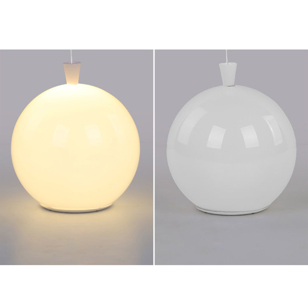 Fateh Modern Small Round LED Ceiling Lamp White Acrylic Bedroom