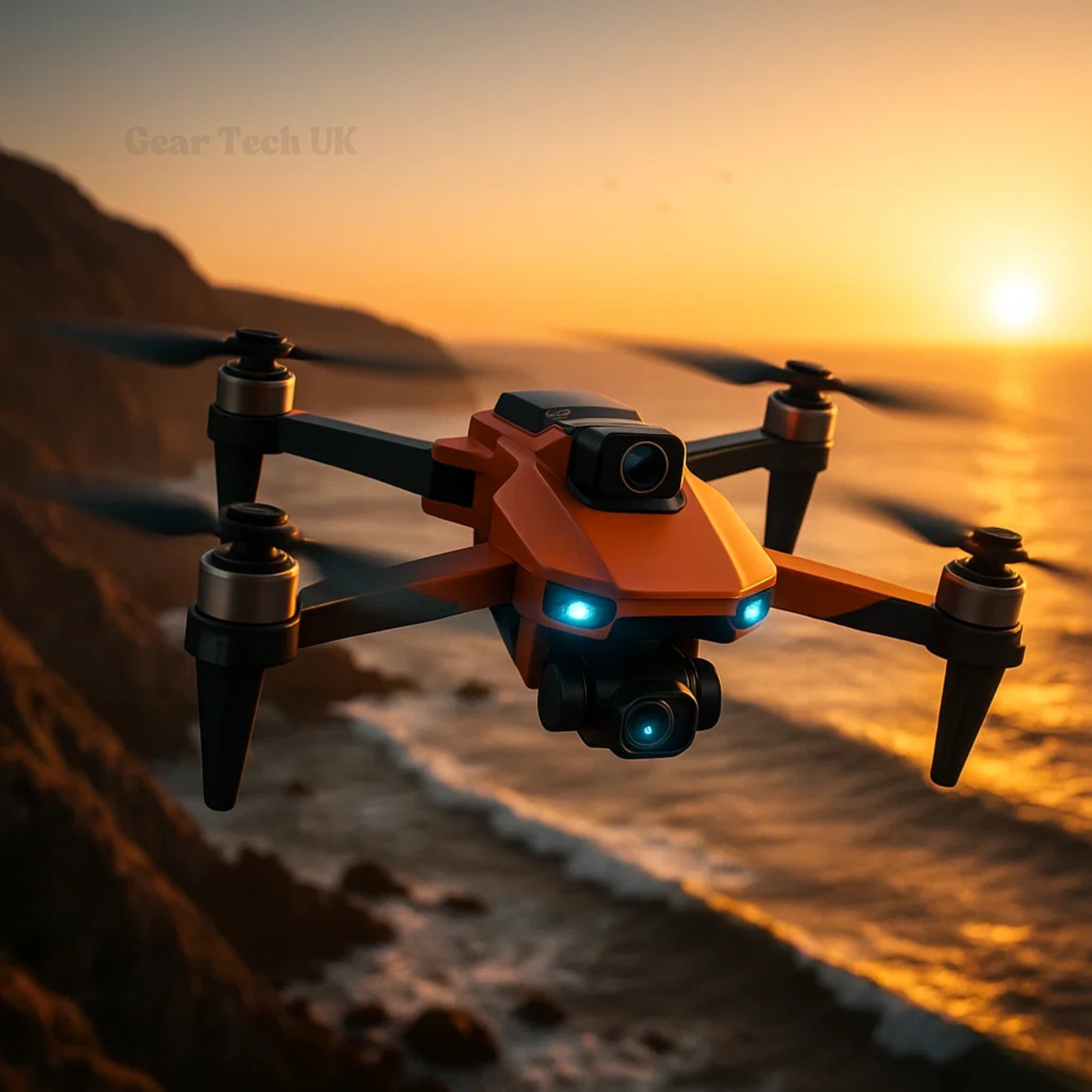RG106 Pro Drone – 8K HD Dual Camera, GPS, and Brushless Motors