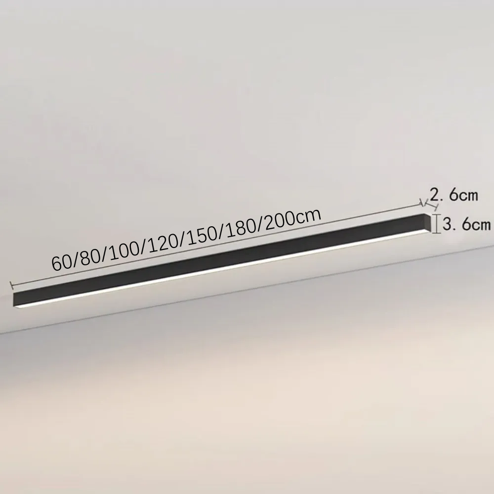 Edge Linear LED Flush Mount Ceiling Light – Stylish and Versatile Lighting Solution