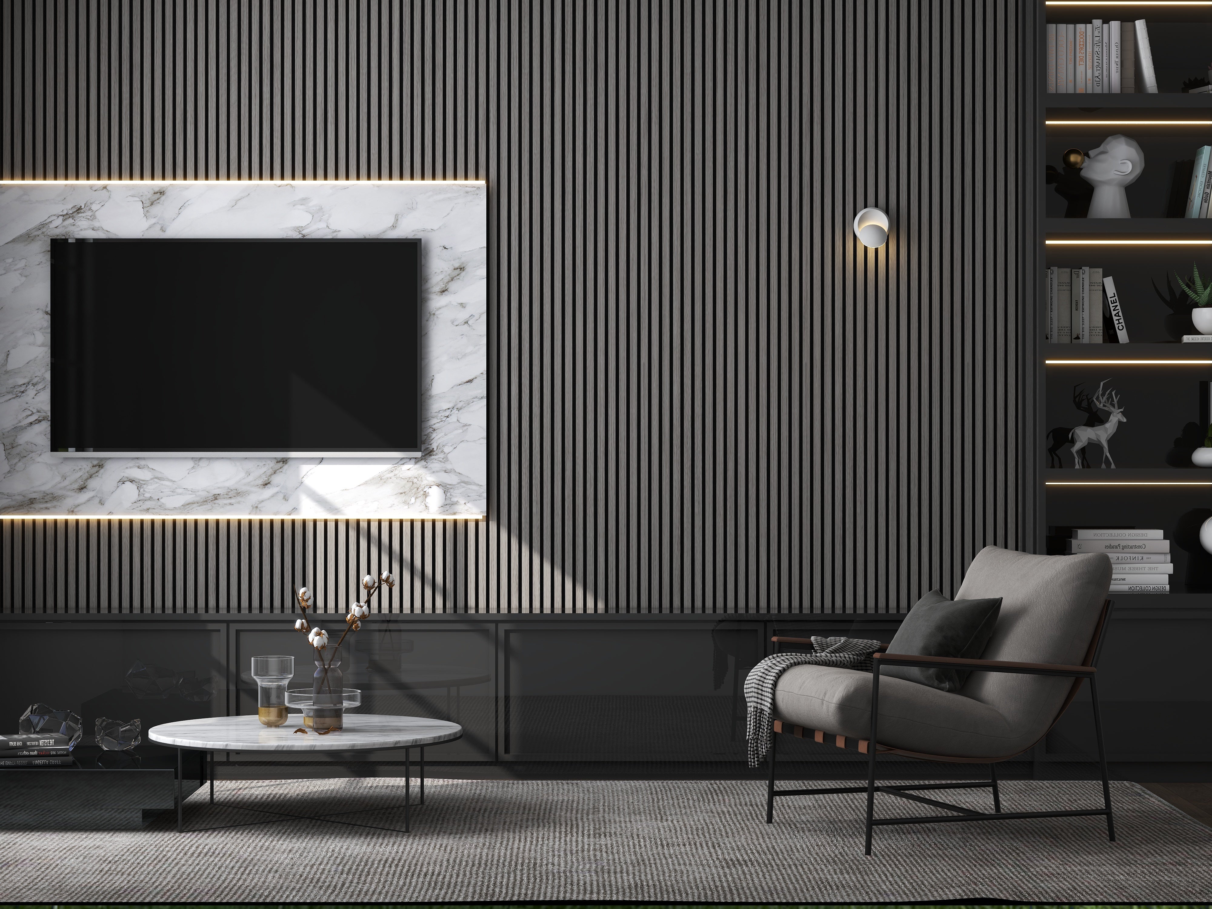 Acoustic Wooden Wall Slat Panel