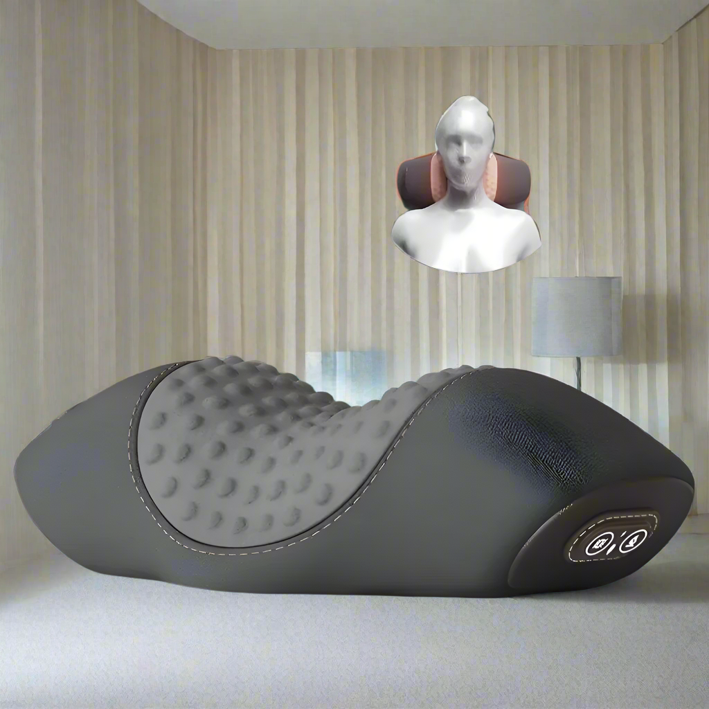 Neck Relaxation Massager for Tension Relief & Stress Reduction - Portable Electric Neck Massager with Heat Therapy