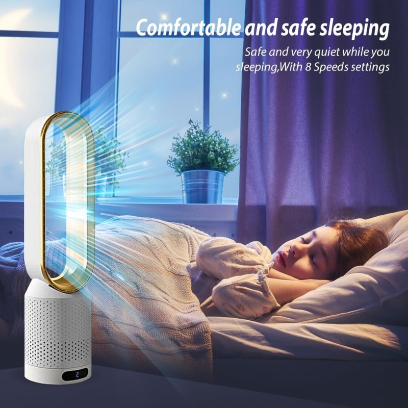 Bladeless Air Purifier Heater and Cooler | Energy-Efficient