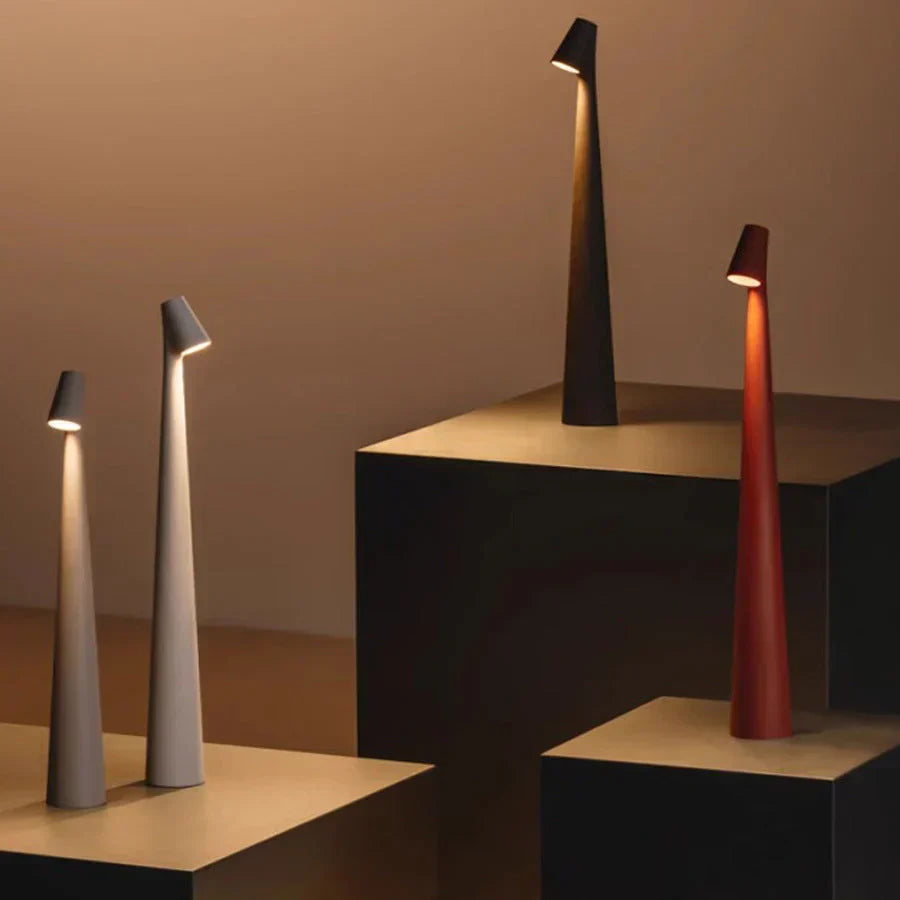 LED Wireless Mood Lamp - Nordic Minimalist Design for Reading & Dining Use