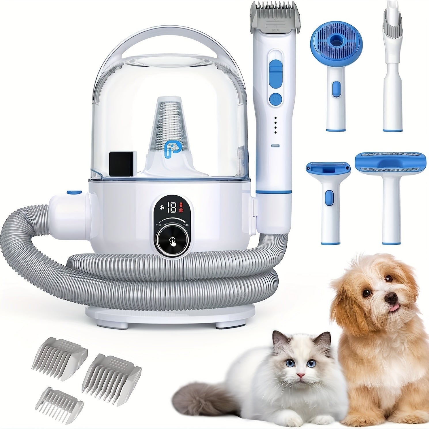 High-Performance Premium Quality 2L Pro Pet Grooming Kit Hair Removal System for Dogs & Cats