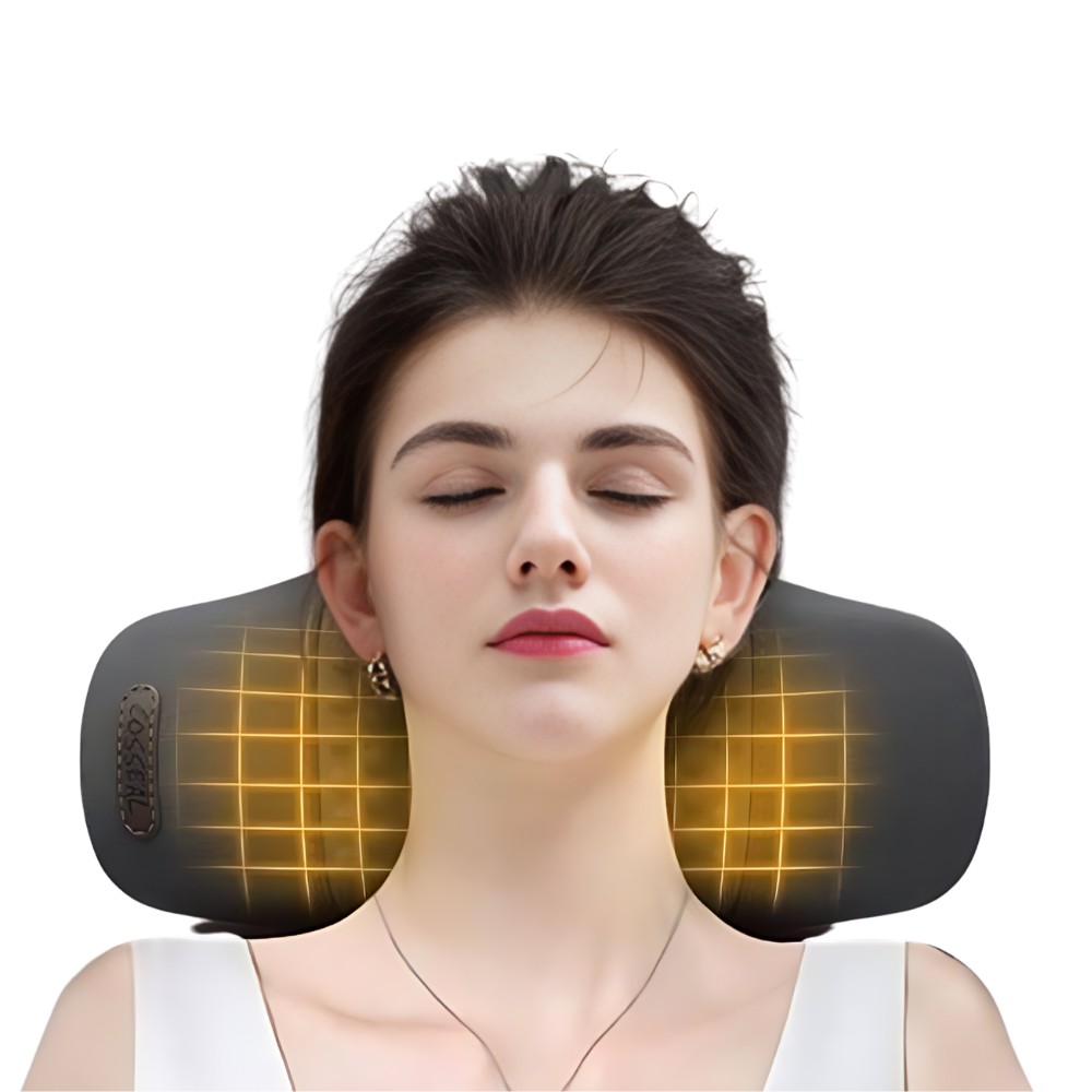 Neck Relaxation Massager for Tension Relief & Stress Reduction - Portable Electric Neck Massager with Heat Therapy