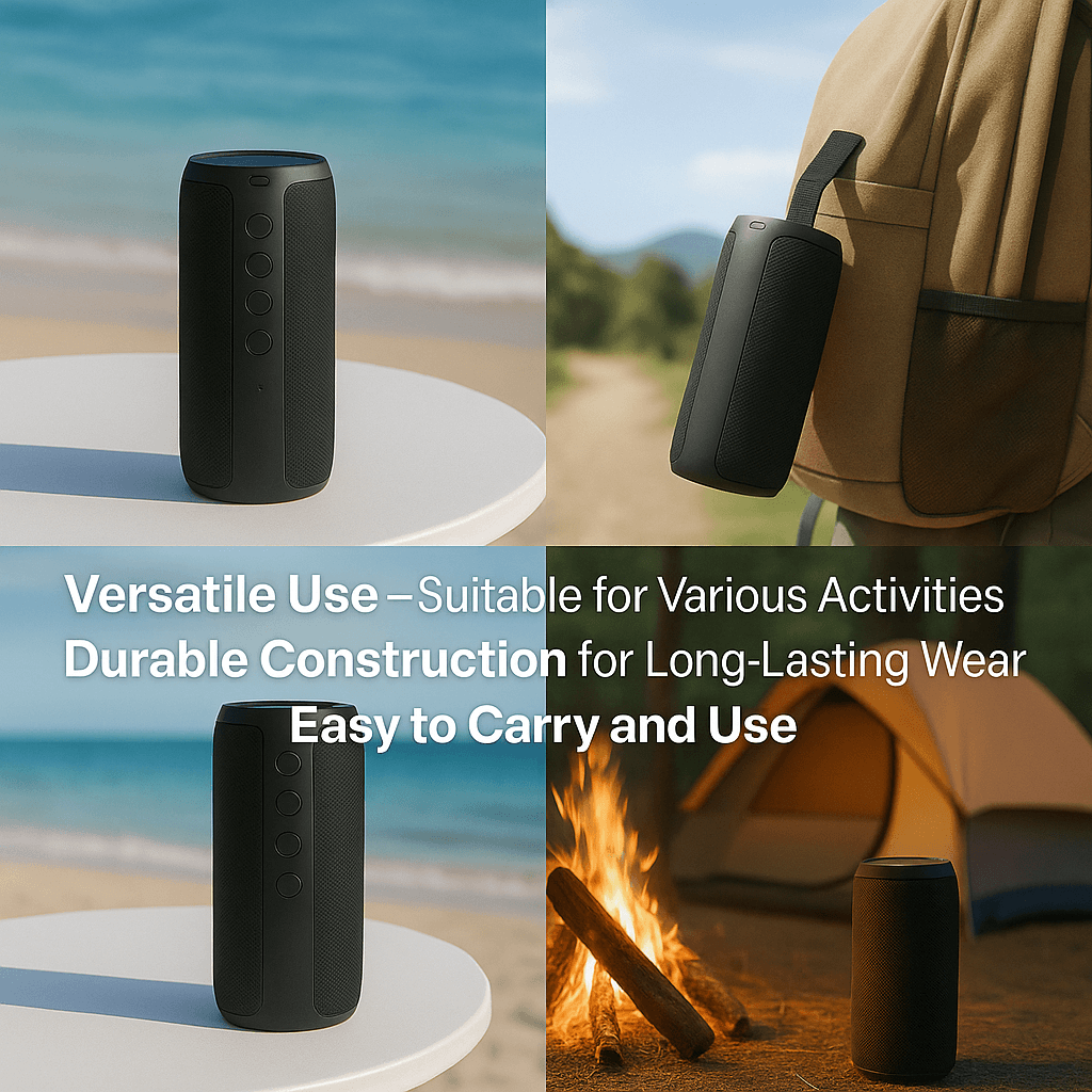 Best Waterproof Bluetooth Wireless Speaker x360 Compact Small