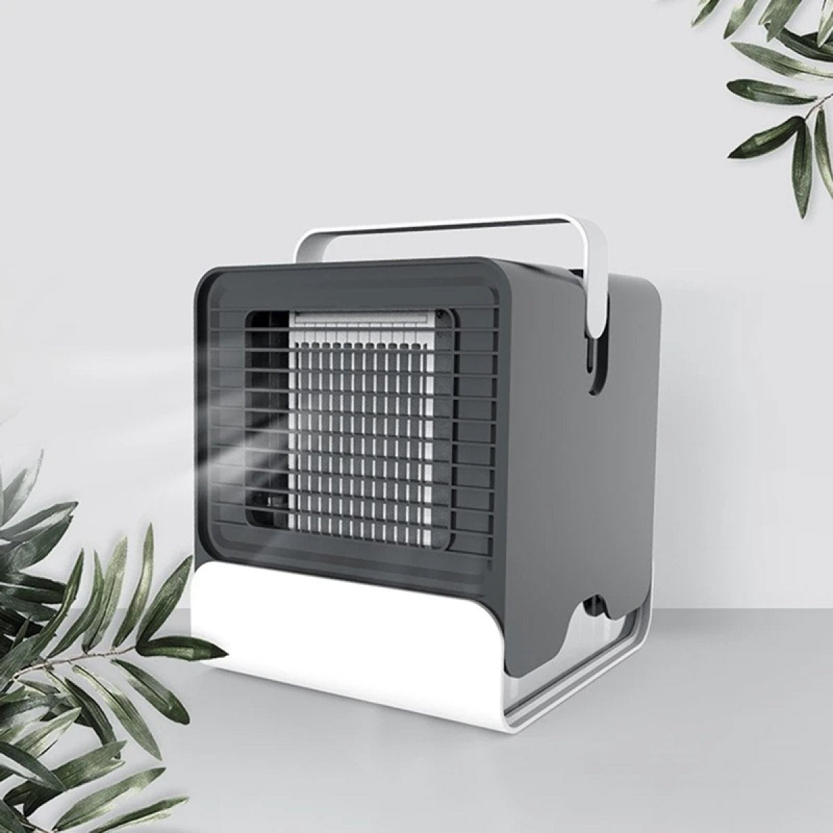 Portable Mini Air Conditioner | Ultra-Portable Car AC System, Quiet 4-Blade Design & Ideal for Home, Office, and Travel Use