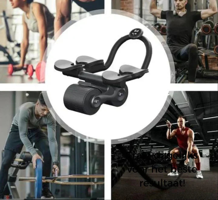 Abdominal Muscle Training Device | Ergonomic, 360° Movement & Convenient Phone Holder for Total-Body Workouts at Home