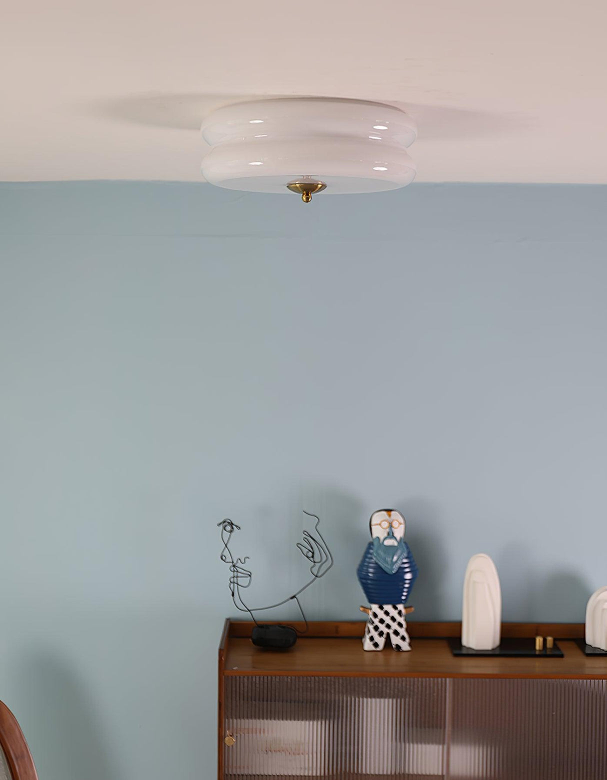 LED Art Deco Vintage Ceiling Light Fixture - Antique Style for Living Room & Dining Room Lighting