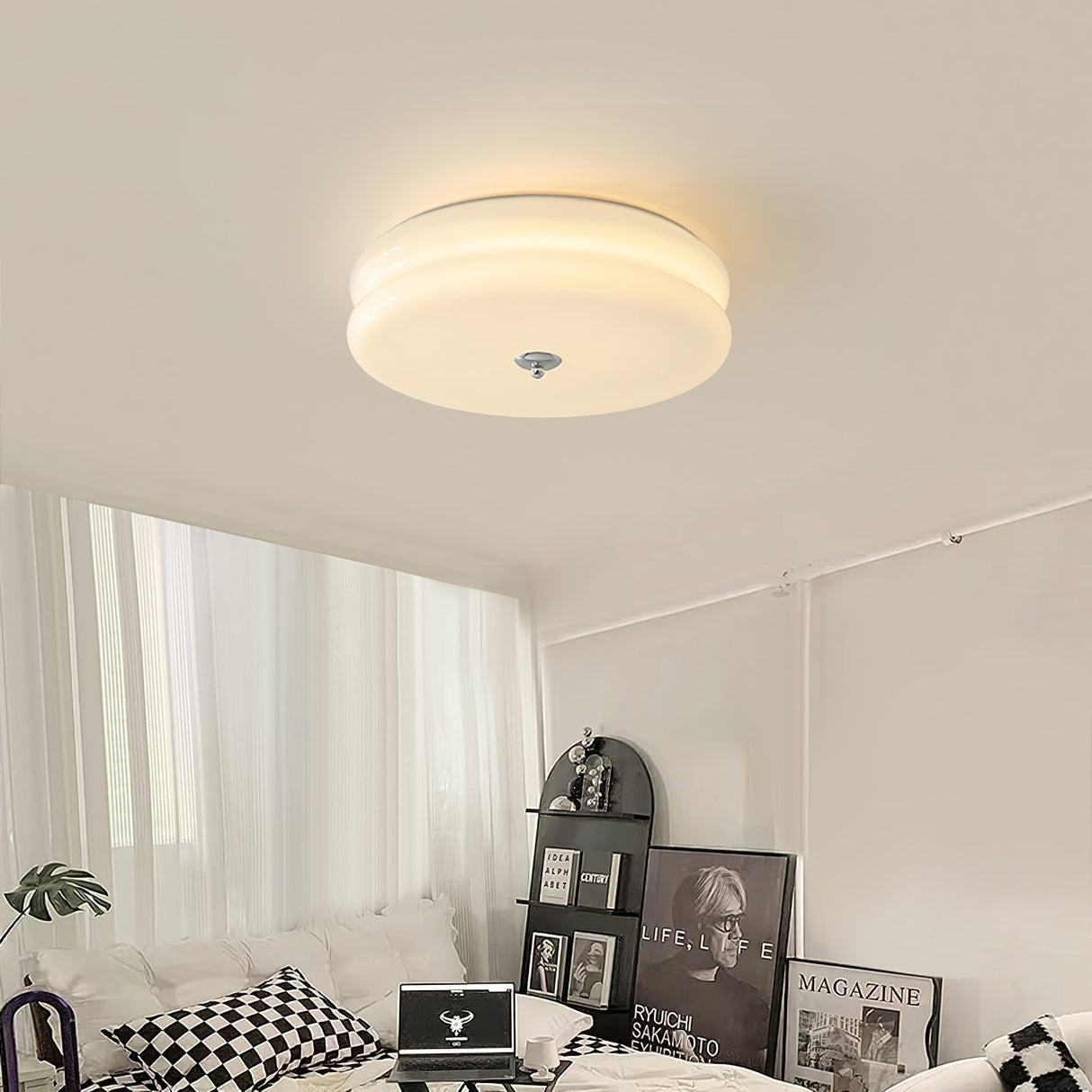 LED Art Deco Vintage Ceiling Light Fixture - Antique Style for Living Room & Dining Room Lighting