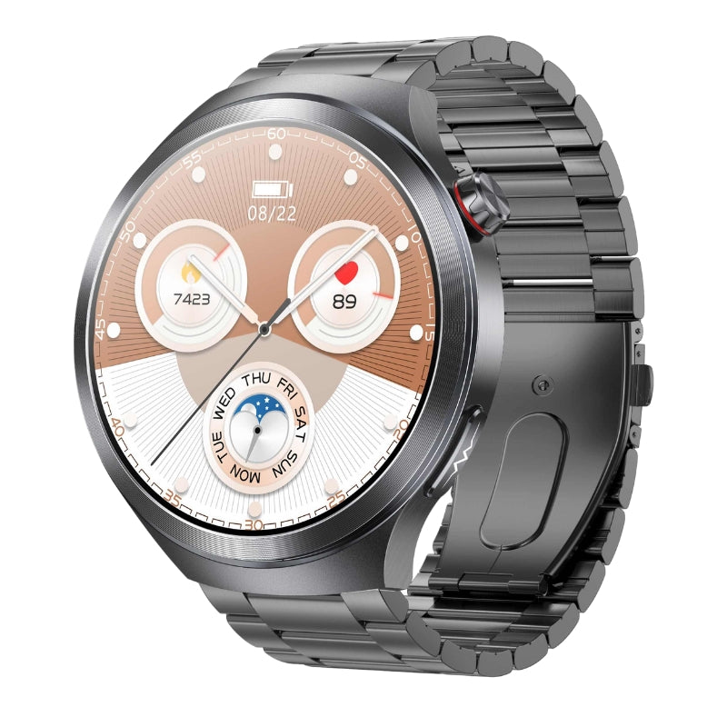 Merchpublic 1.73 Inch Super-large AMOLED Screen ECG HRV Sleep Blood Glucose BP SOS Emergency Call Health Management Watch