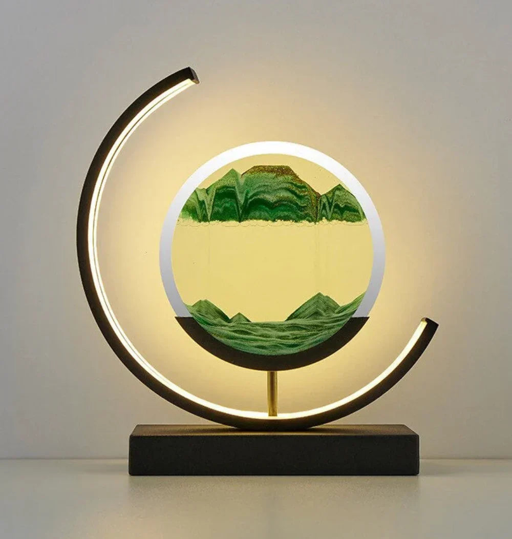 Balance Sand Art Lamp | Best Lava Lamps-Inspired Space Lamp, Cool LED Night Light for Relaxing Bedroom & Living Room Decor