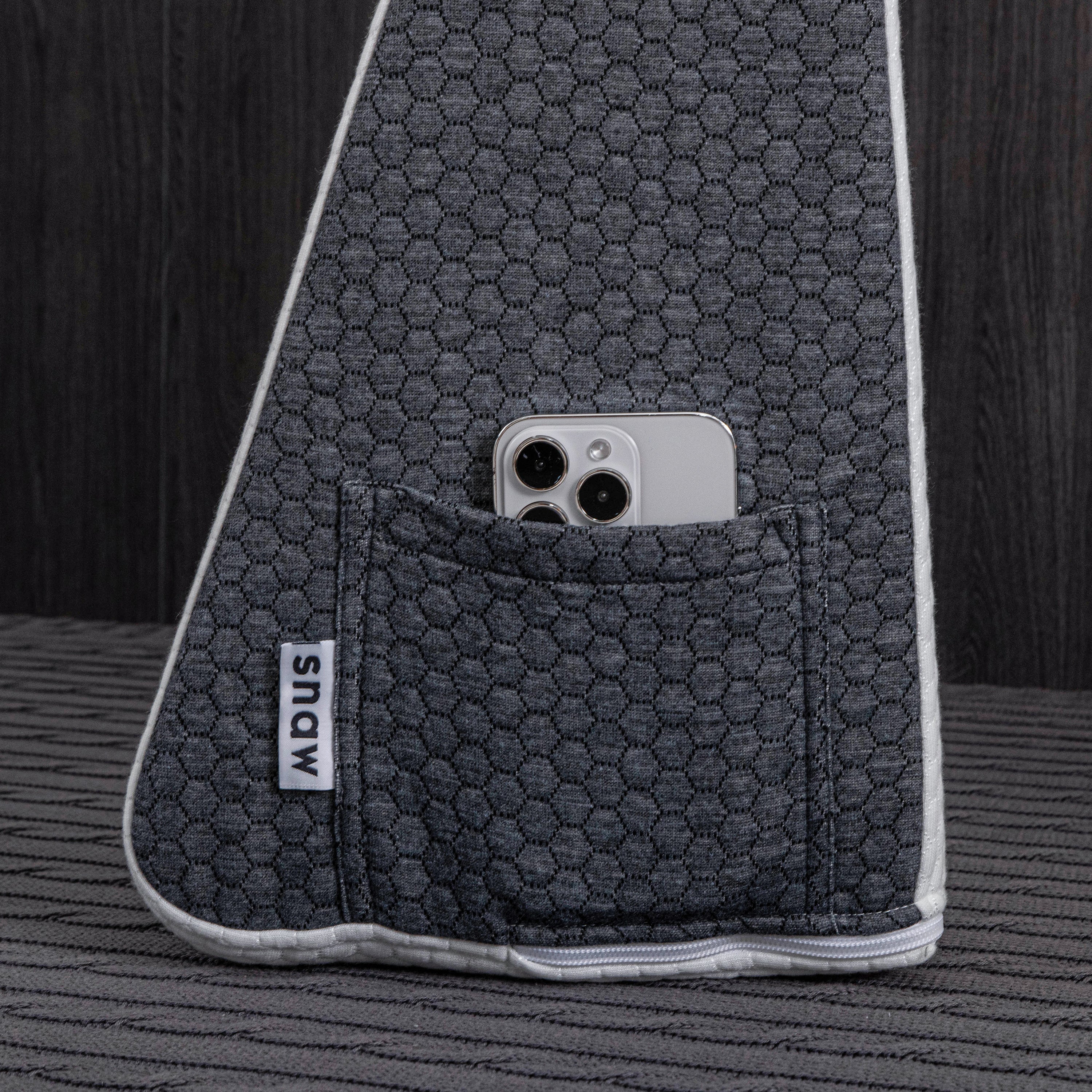 Inclined Reflux Wedge Support Pillow | Memory Foam, Hypoallergenic & Ideal for Back and Side Sleepers