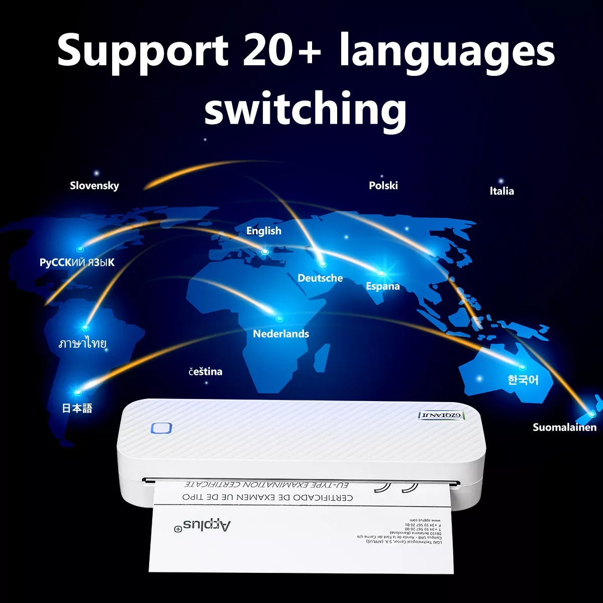 Portable Thermal Printer for Convenient Mobile Printing | No Ink Needed