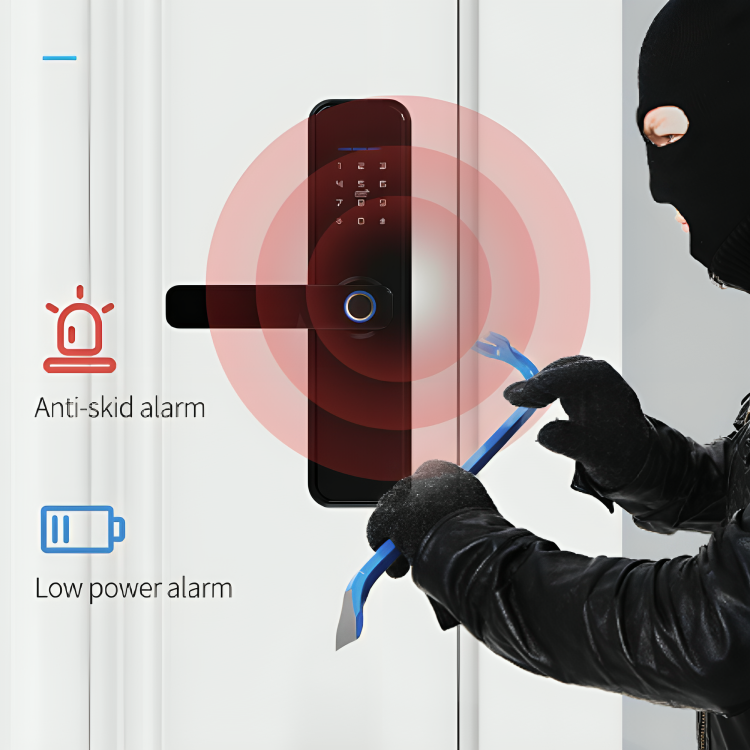 MysticGuard™ | Keyless Smart Door Lock with Biometric Access | Secure Entry for Home & Office