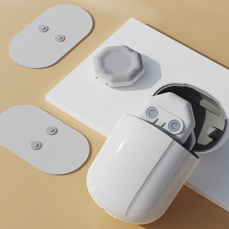 Cordless TENS Massage Patch – Portable Pain Relief & Muscle Stimulation Tensiffy with Rechargeable Electric Pulse Technology