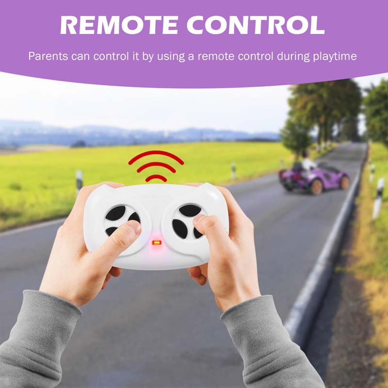 12V Licensed Lamborghini Sian FKP 37 Kids Ride-On Car with Remote, Electric Toy Roadster Carbon Fiber Textured for Toddler