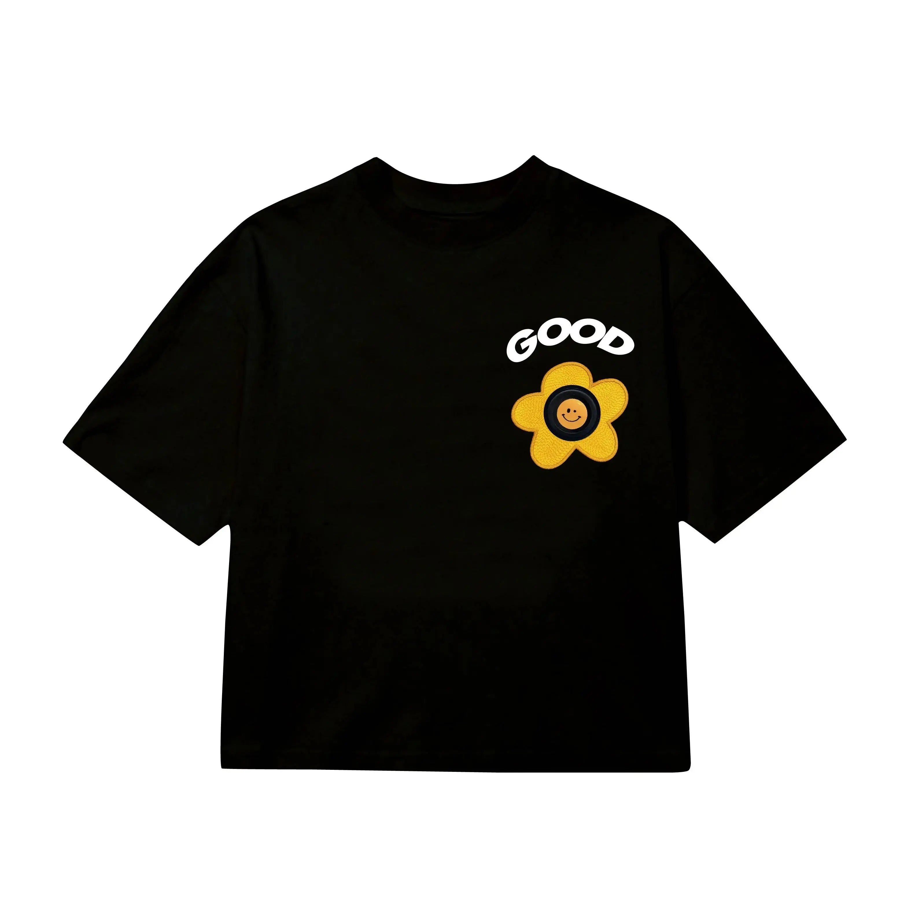 Fitvii "Good" Emoji Display Chip T-shirt for Kids/Children