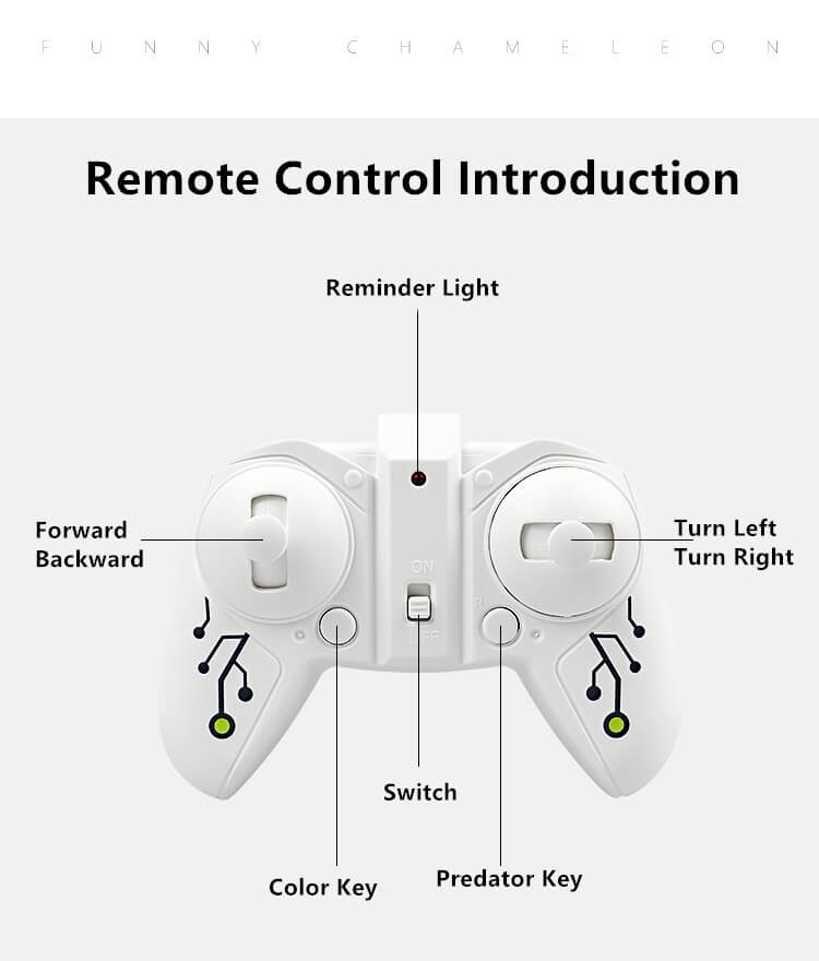 2.4G Remote Control Foraging Chameleon Robot