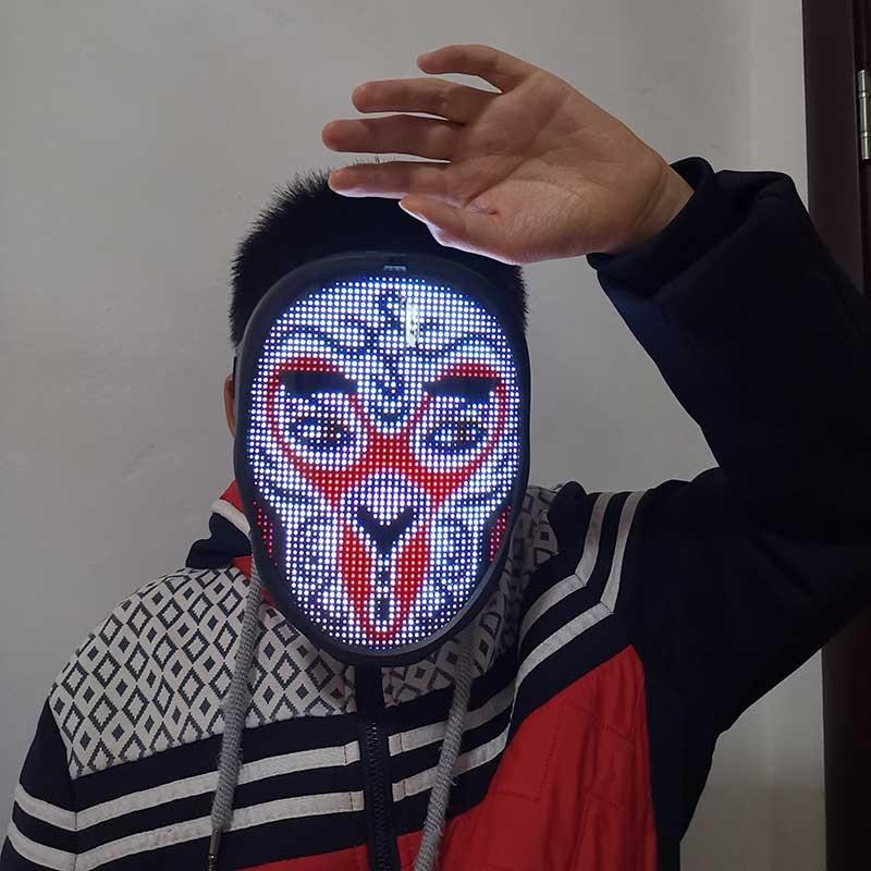 Amazing Customizable RGB LED Mask