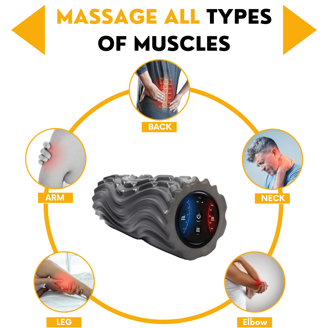 #2024 Vibrating Foam Roller V-ROLLER PRO™ Recommended By Professionals