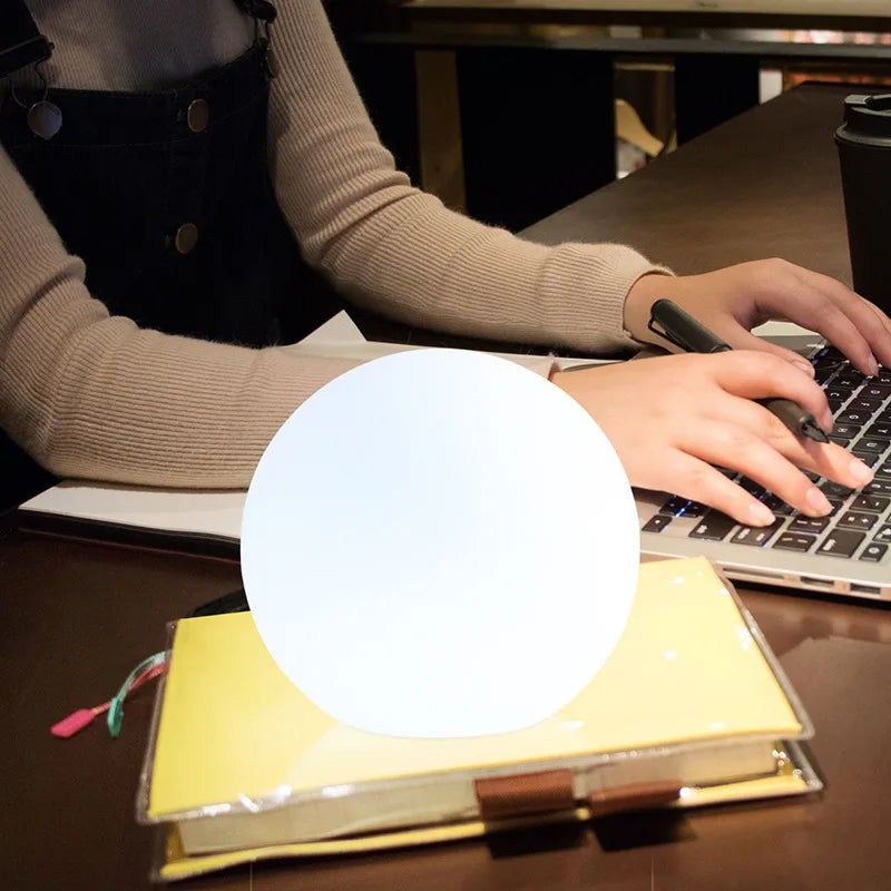 Wireless LED Table Lamp | 16 Color Settings, Rechargeable & Perfect for Home, Office, or Relaxation