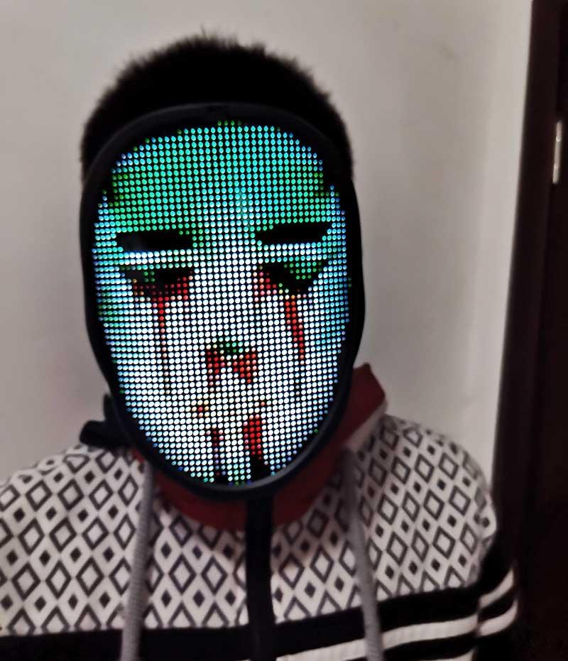Amazing Customizable RGB LED Mask