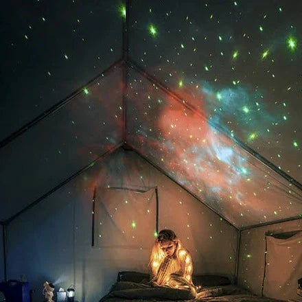 Astronaut Galaxy Projector | 8 Adjustable Nebula Colors & Remote Control for Relaxation and Stargazing