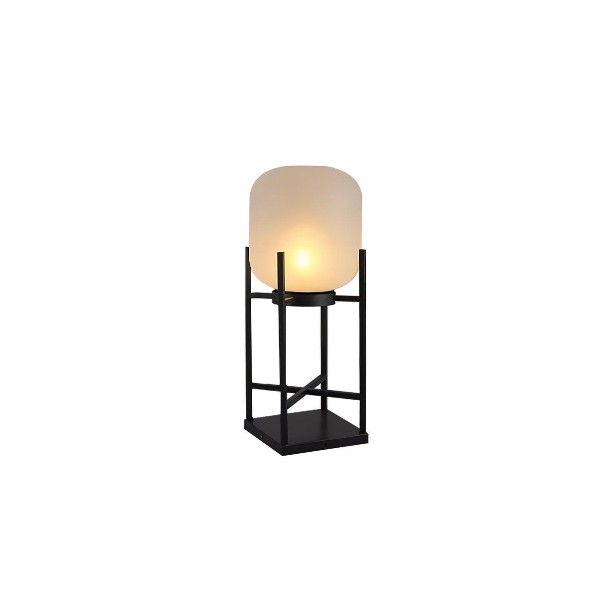 Solar Floor Lamp Lantern - Waterproof LED Outdoor Lighting for Patios, Gardens, and Backyards