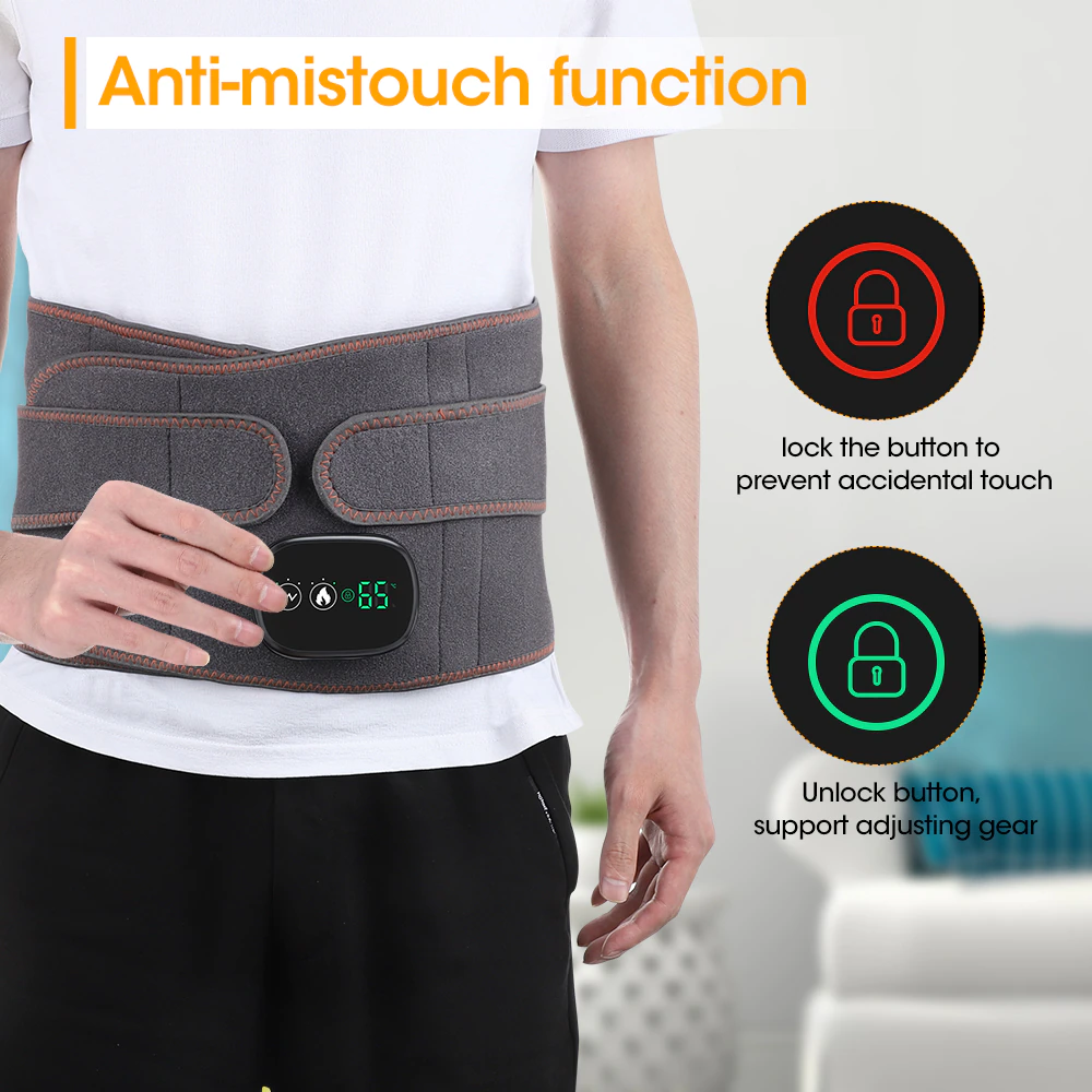 Heated Back Belt – Ultimate Back Pain Relief Support for Lumbar and Herniated Disc Treatment